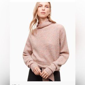 Aritzia Wilfred Lorin sweater petale mix soft mohair wool blend from Italy